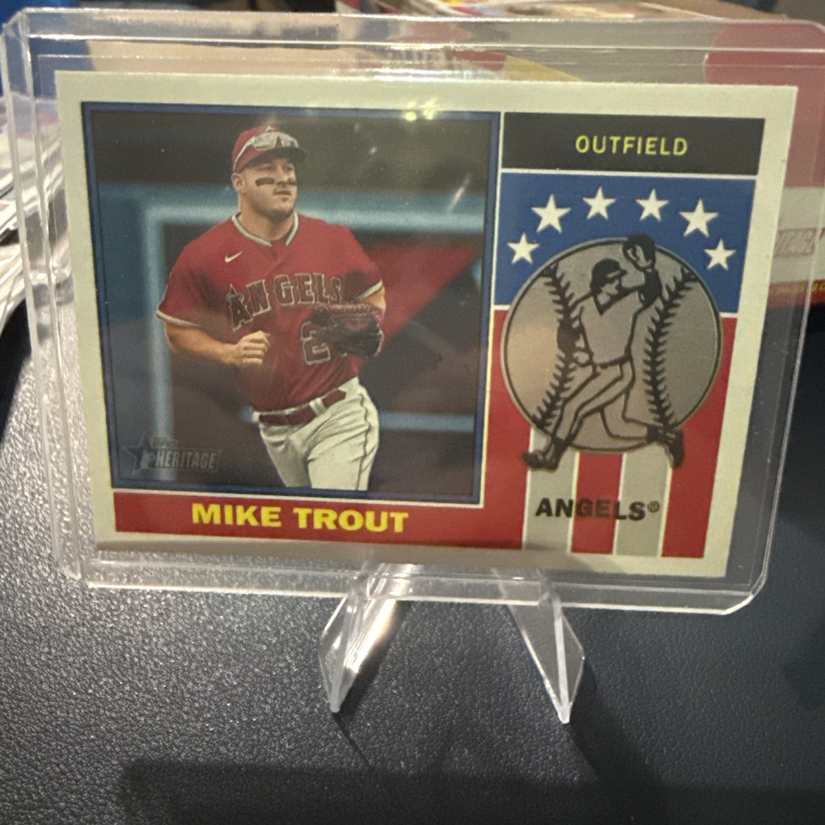 『bazzさん専用』MLB TOPPS MIKE TROUT auto 2024 Topps Series 1 1989 Mike Trout Auto Black Parallel 06