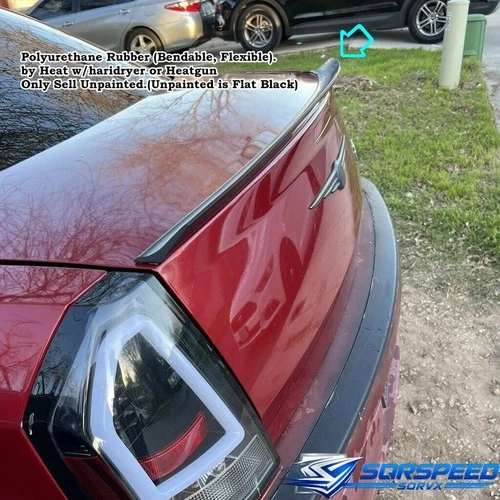 Chrysler 300 300C SRT8 2005-2010 4Dr Fits Rear Trunk Duckbill Spoiler SQRvx 284B