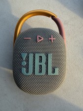 JBL Clip 4 Portable Bluetooth Speaker - Gray