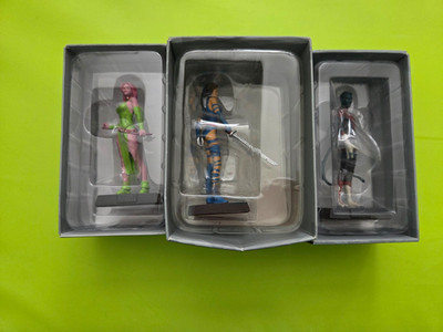 Eaglemoss Marvel Superhero Figurine Collection X-Men BUNDLE x3 Psylocke Blink