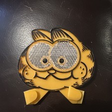 1978 COLLECTIBLE GARFIELD CAT ORANGE BIKE BICYCLE REFLECTOR