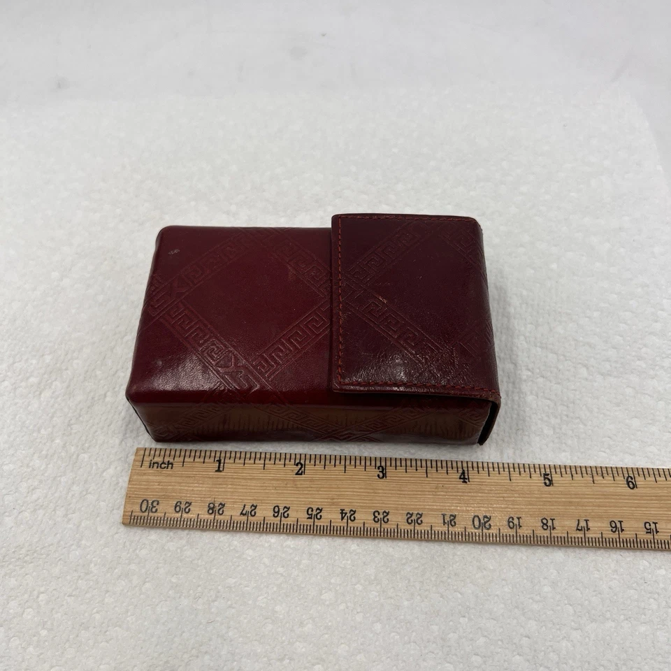 Yves Saint Laurent Paris / YSL - Bolsa de cuero vintage / estuche para cigarrillos Foto 3 de 4