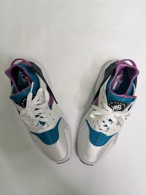 Size 9 M 10.5 W - Nike Air Huarache OG Aquatone Deep Magenta White Black