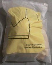 TrueKind Nude/ Beige Supportive Comfort Wireless Shaping Bra Size Large NWT
