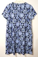 Soft Surroundings Women`s $109 Short Santiago Gaia Cotton Dress size Petite XL