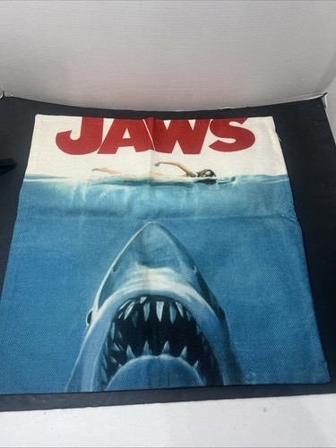 New Jaws Pillow Case 17x17