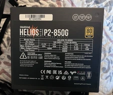 GAMDIAS Helios P2- 850W Gold Non-Modular Power Supply - Excellent Condition 