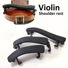 Violin Shoulder Rest for 3/4 4/4 1/2 1/4 1/8 W/ Thick Foam Pad Height Adjustable
