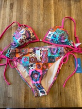 cupshe bikini medium pink set