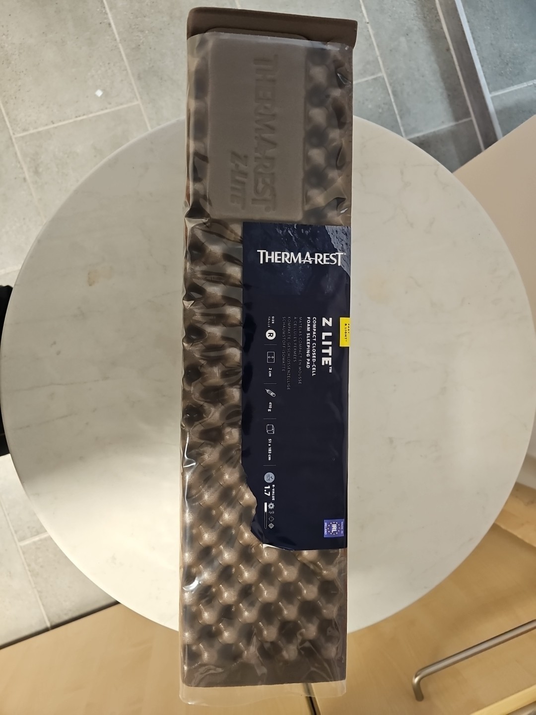 Esterilla aislante Thermarest Zlite Reg Oak/Antracita 51x183 Cm tamaño R 2 Cm alto 410 g