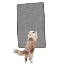 Cat Scratcher Mat with Sticky Tapes 23.6" x 15.7" Sisal Cat Scratching Carpet...