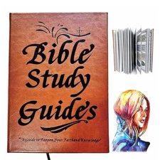 66-Page Bible Study Guide, Daily Devotional Journal,Study Notebook Based Planner