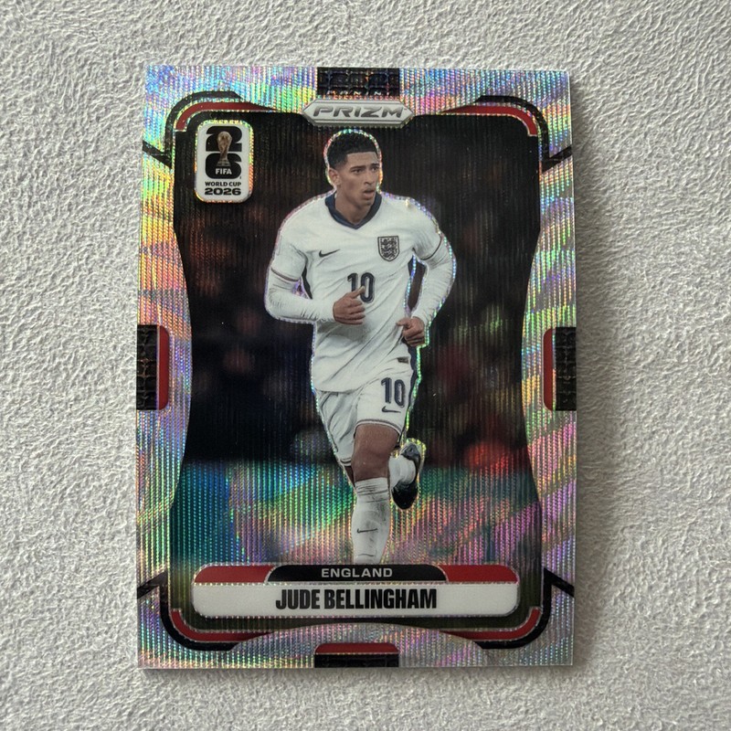 2026 Panini Prizm FIFA World Cup Jude Bellingham Silver Wave Prizm