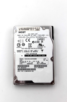 Hitachi HGST 1.2TB 10K 6Gbp/s SAS Hard Drive 2.5'' HDD HUC101212CSS600 Dell / HP