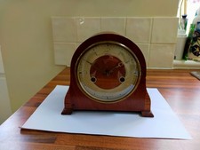 Smiths Light Oak Mantle Clock in working order - Floating Balance Movement