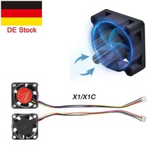 Extruder Hot End Kühlung Lüfter for Bambu Lab X1 X1C 3D Drucker Upgrade Teile DE