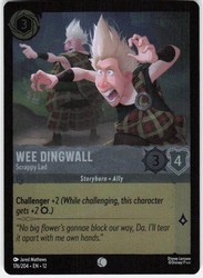 Wee Dingwall - Scrappy Lad 176/204 Wilds Unknown Cold Foil