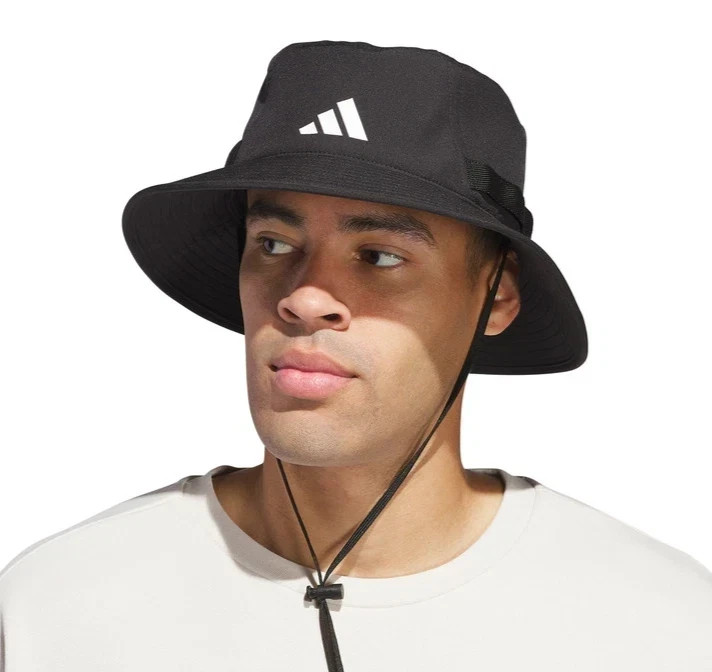 Adidas Men's Climacool UPF 50 Sun Protection Bucket Hat, Black