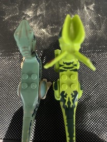 Lego Jurassic World Dinosaur Lot Of 2  Velociraptor, Dilophosaurus