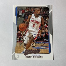 Rodney Stuckey 2008-09 Upper Deck Mvp Silver Script 46 Detroit Pistons