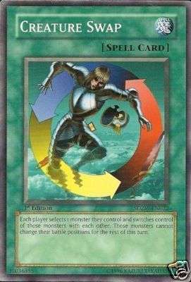Yu-Gi-Oh 3x Creature Swap - - - SDZW