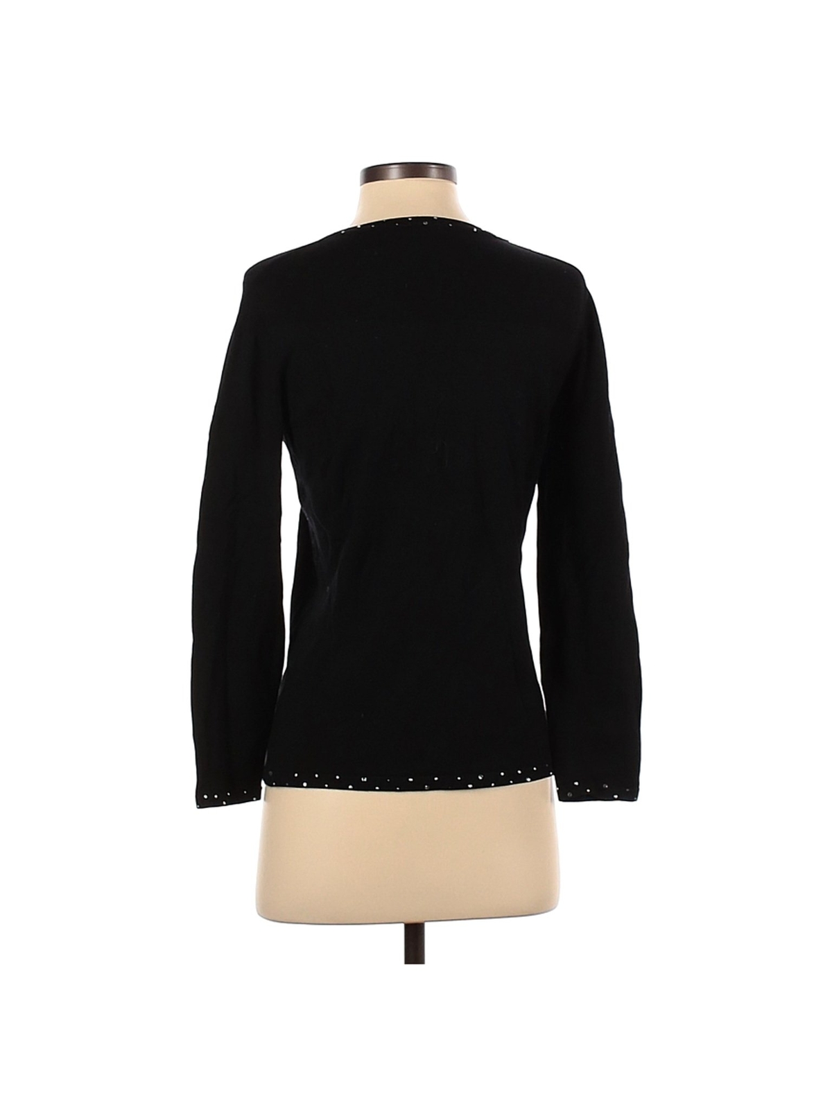 Real Clothes Women Black Silk Pullover Sweater P eBay