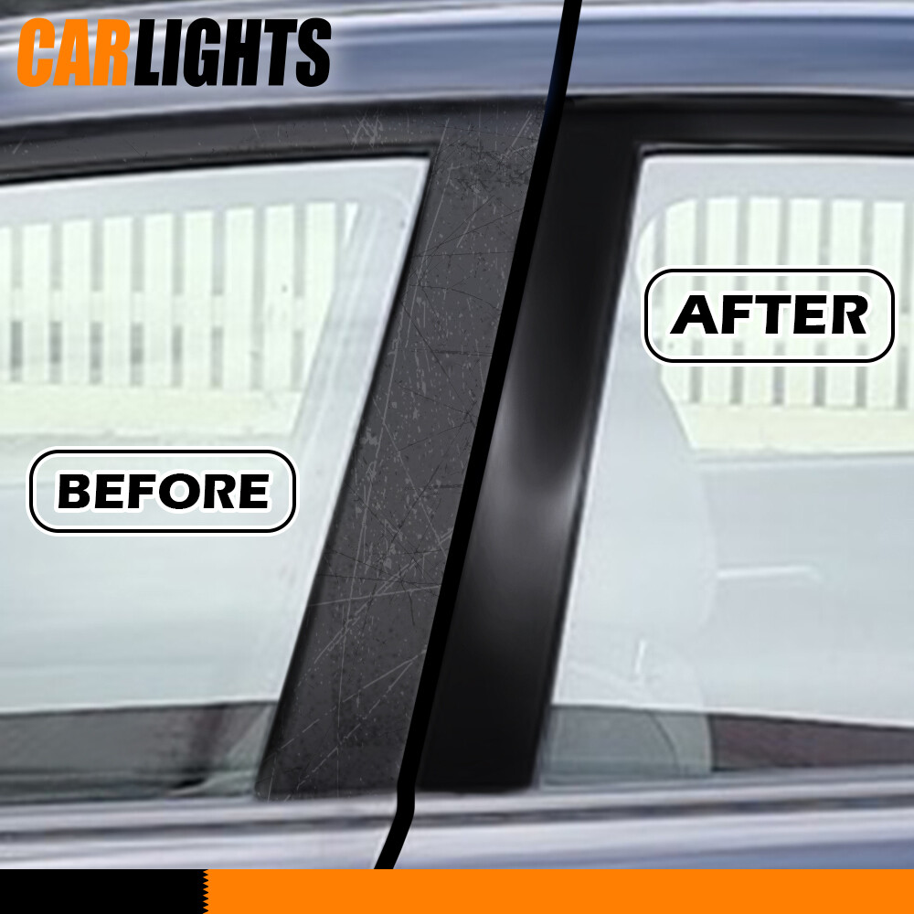 Fit For 2006-2011 Honda Civic Sedan Window Pillar Posts Molding Cover Door Trims