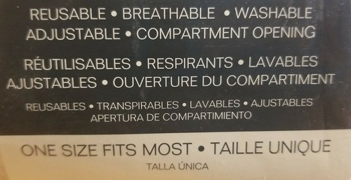 3 pack Perry Ellis Reusable Face Masks Breathable adjustable washable Adult - Picture 3 of 5