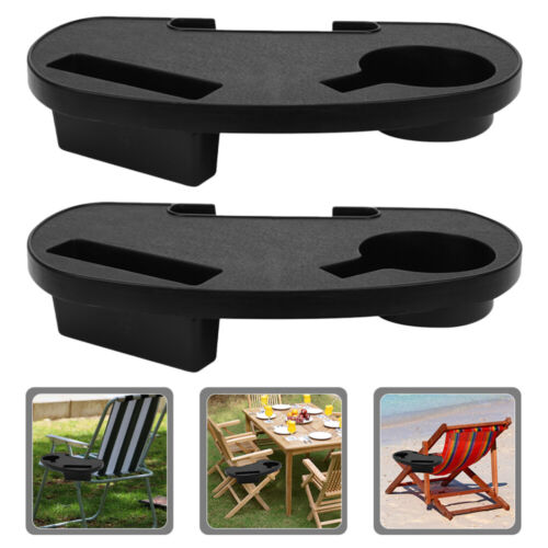 2 Pcs Recliner Cup Holder For Chair Arm Outdoor Drink Clip Beach Travel