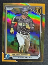 2024 Bowman Chrome Prospect Ethan Salas Gold /50