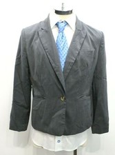 Isaac Mizrahi Boys Gray Peak Lapel One Button Besom Pocket Dress Blazer XXL