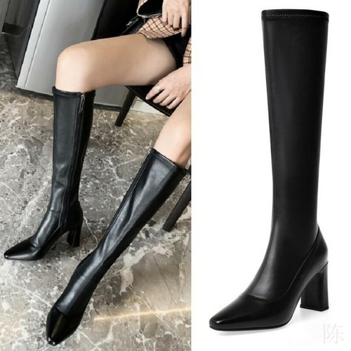 mid thigh leather boots