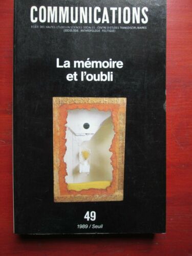 Revue Communications n°49 - La mémoire et l'oubli - Nicole Lapierre - Bild 1 von 1