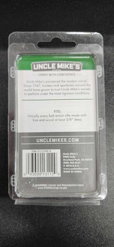 New: Uncle Mike's Quick Detachable Super Rifle Sling Swivels #13112 - Size:1" - Picture 2 of 4
