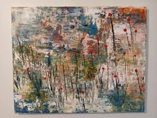 original abstract acrylic painting on canvas