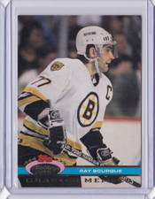 1991 Topps Stadium Club Charter Member Ray Bourque Boston Bruins HOF IDRED