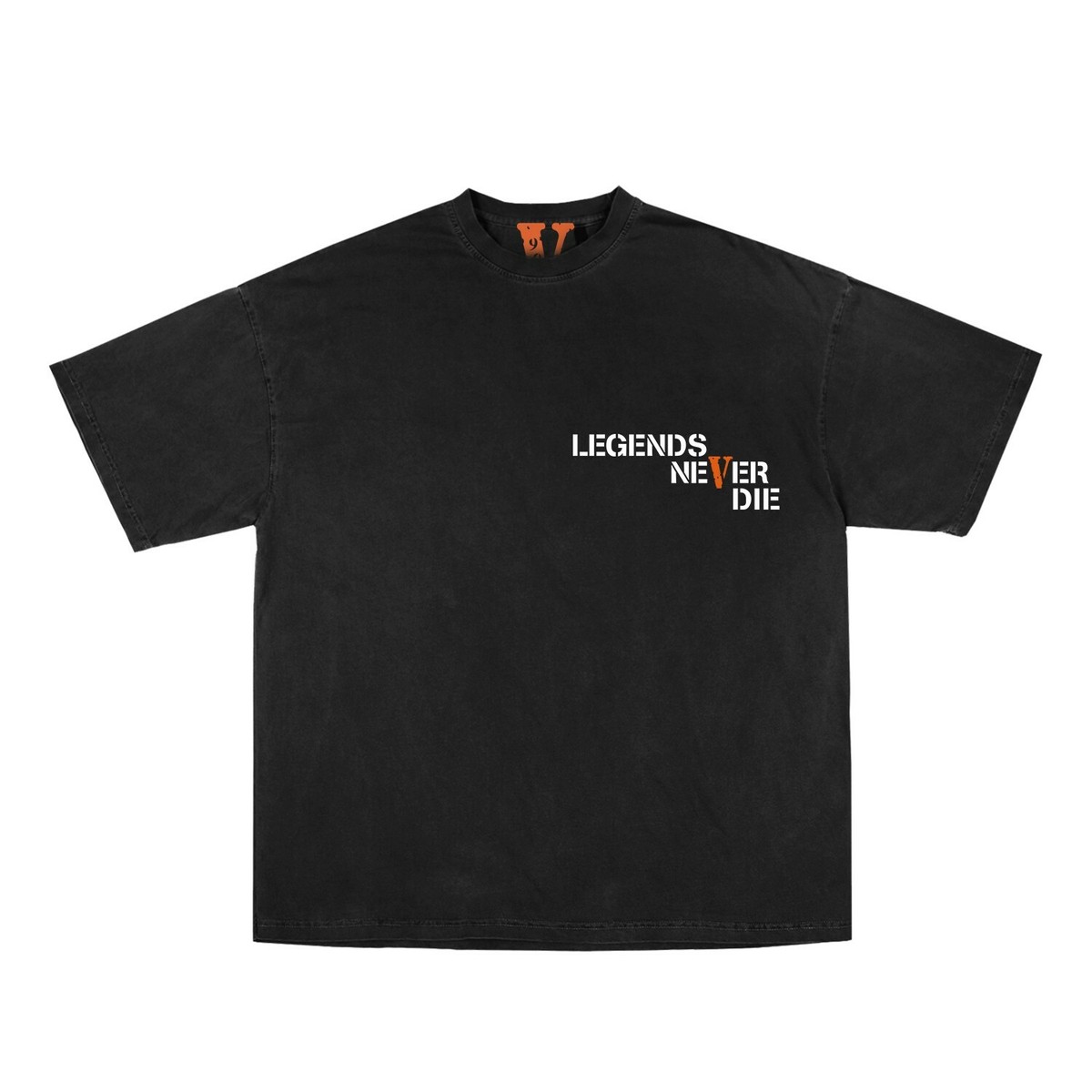 VLONE JUICE WRLD L/S Tee Lサイズ Vlone x Juice Wrld 999 Globe Long Sleeve Tee Shirt Black