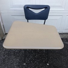 School Desk. Rose Color. Used And In Good Shape. Great For Home Schooling.