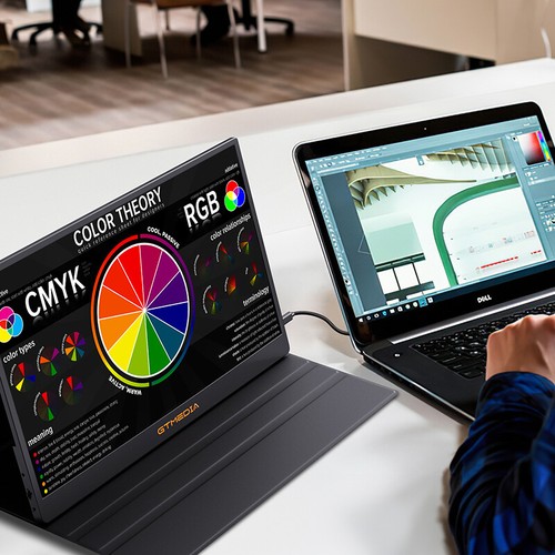 GTMEDIA 165Hz 2.5K Portable Gaming Monitor 17.3" 2560x1440 QHD Extender Screen - Picture 15 of 18