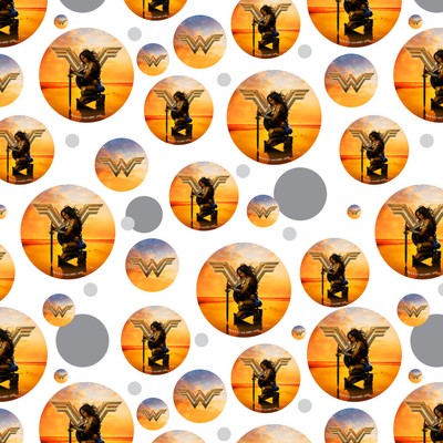 wonder woman wrapping paper