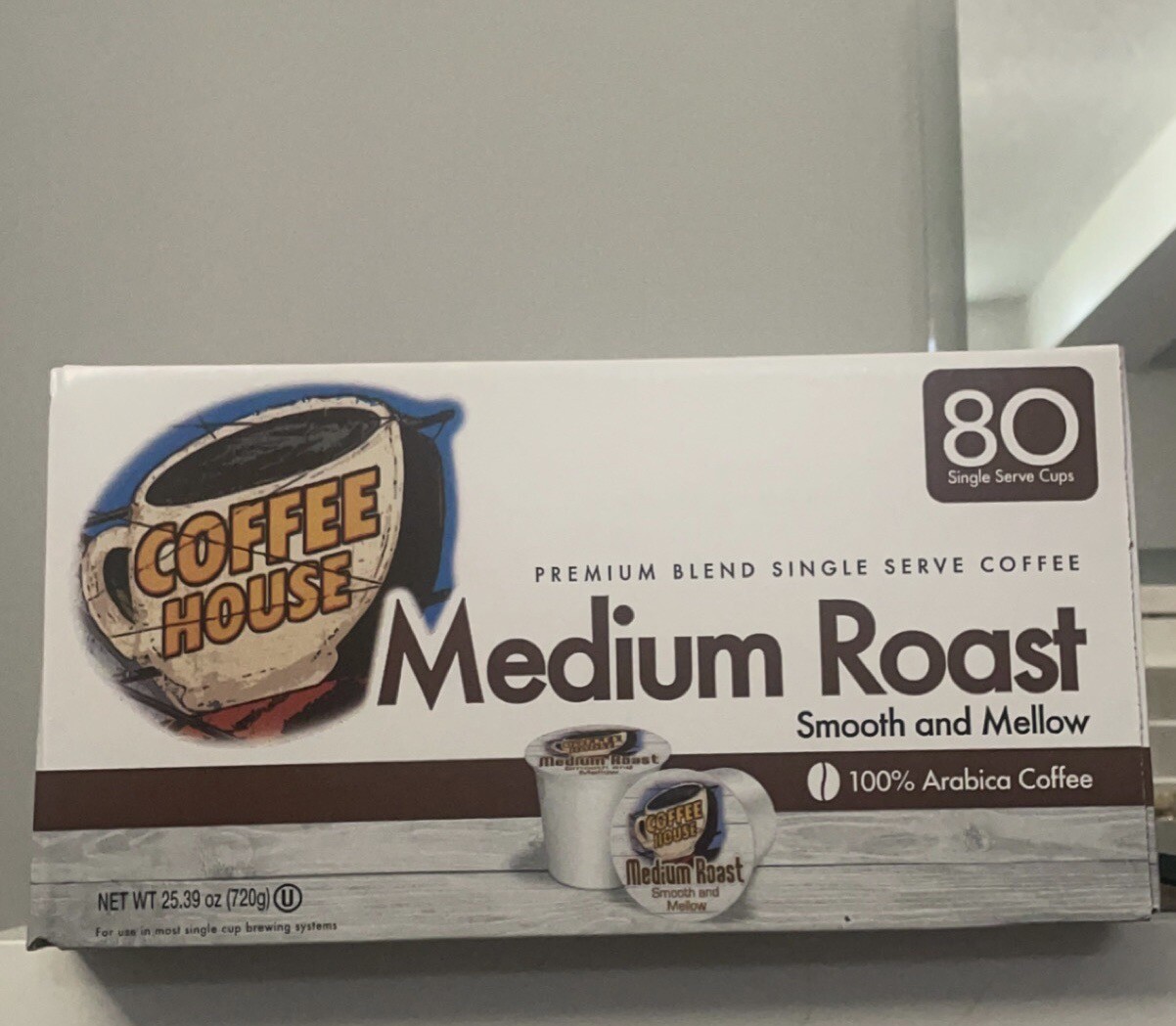 Coffee House Medium Roast Premium Blend 80 Count Coffee Pods eBay