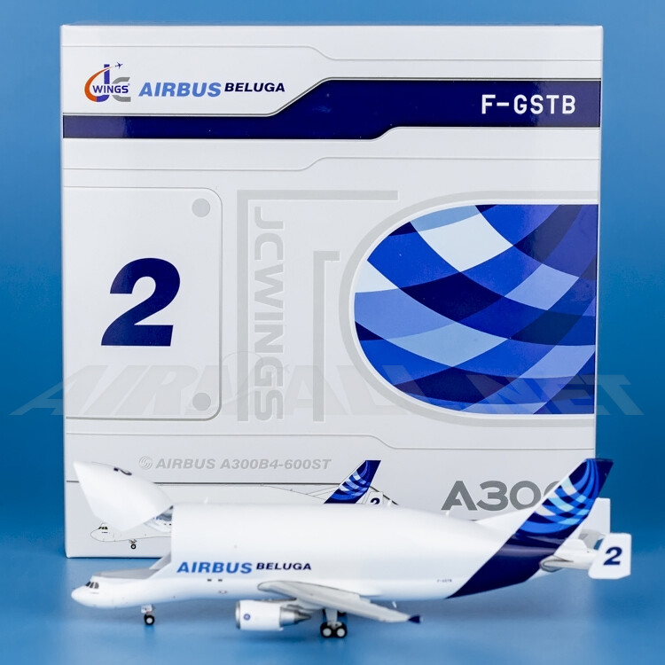 1:400 JC Wings Airbus Beluga A300-600ST Airplane Diecast