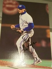 Pat hentgen signed 4x6 postcard photo autographed auto baseball Toronto blue Jay