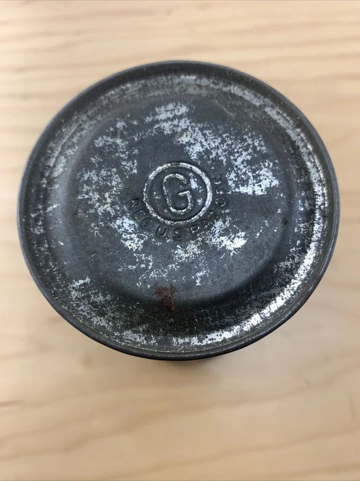 Lata de papel eléctrico para hornear etiqueta dorada vintage, Foto 3 de 4