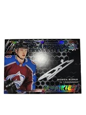 2020-21 UD Spx Black Obsidian Scripts Bowen Byram Rookie