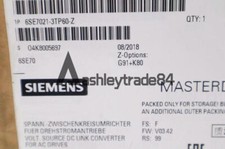 1PC NEW SIEMENS SERVO DRIVER 6SE7021-3TP60-Z Z=G91+K80