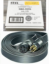STAX 2.5M Black Extension Silver Cable SRE-925S