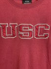 Vintage NCAA USC Trojans Embroidered Logo T-Shirt Adult XL Red