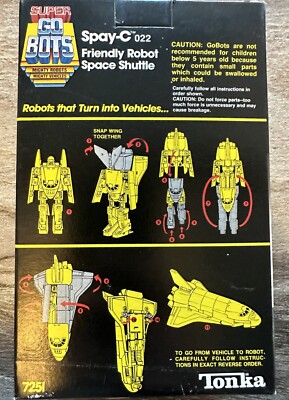 Tonka Bandai Transformer GOBOTS Machine Robo SPAY-C Go Bot Space