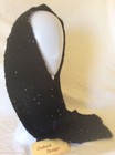 Ob. D. Handmade, Hand Knit Mohair-Blended Sequined Dress Scarf, Black — photo 1